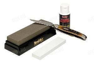 Набор из 2-х точильных камней Smith's + масло Honing Solution картинка анонса на сайте WHT.ru