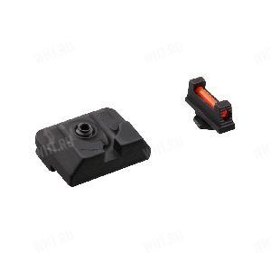 Целик и мушка с оптоволоконной вставкой для пистолета Glock CO Fiber Sights Combo картинка анонса на сайте WHT.ru