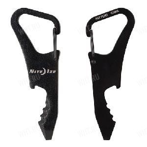 Карманный инструмент Nite Ize Doohic Key Clip Key, чёрный картинка анонса на сайте WHT.ru