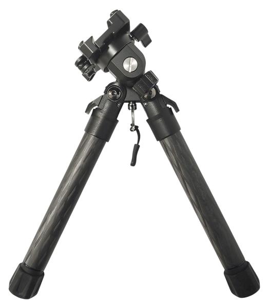 Карбоновые сошки-бипод SBP-002A с быстросъемным универсальным креплением на базу Picatinny + Arca Swiss (38 мм) картинка анонса на сайте WHT.ru