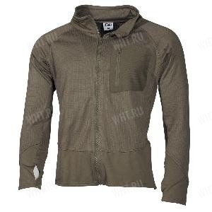 Свитер на молнии MFH "Tactical" 1/4 Zip, цвет - Olive картинка анонса на сайте WHT.ru