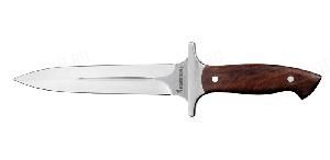Охотничий нож BROWNING Dagger, рукоять из древесины орехового дерева картинка анонса на сайте WHT.ru