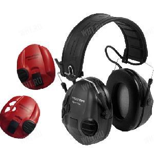 Активные наушники PELTOR SPORT-TAC, сменные боковые панели (красные и черные) картинка анонса на сайте WHT.ru