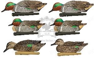 Чучела уток (чирка) Avian-X - TOPFLIGHT Green-Winged Teal (6шт.) картинка анонса на сайте WHT.ru