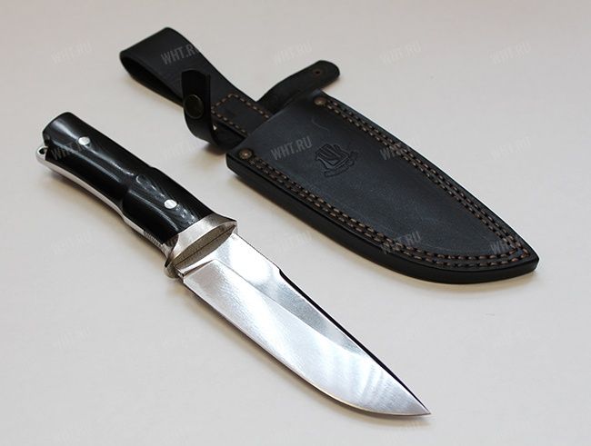 Нож "МЧ 3-12", цельнометаллический клинок, рукоять микарта, сталь К340