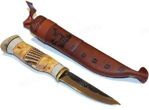 Классический лапландский нож (рукоять со вставкой из зебрано), Wood Jewel  картинка анонса на сайте WHT.ru