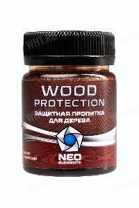 Состав для обработки древесины Neo Elements Wood Protection, красно-коричневый, 50 мл  картинка анонса на сайте WHT.ru