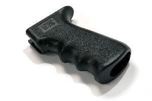 Рукоятка пистолетная анатомическая, жёсткая PUF GUN, Сайга-9, Сайга-МК, ВПО-136, AK, AKM (чёрная) картинка анонса на сайте WHT.ru