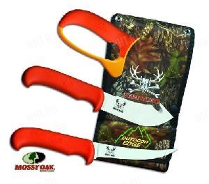 Набор разделочных ножей с точилкой OUTDOOR EDGE Blaze`n`Bone с чехлом для ношения картинка анонса на сайте WHT.ru