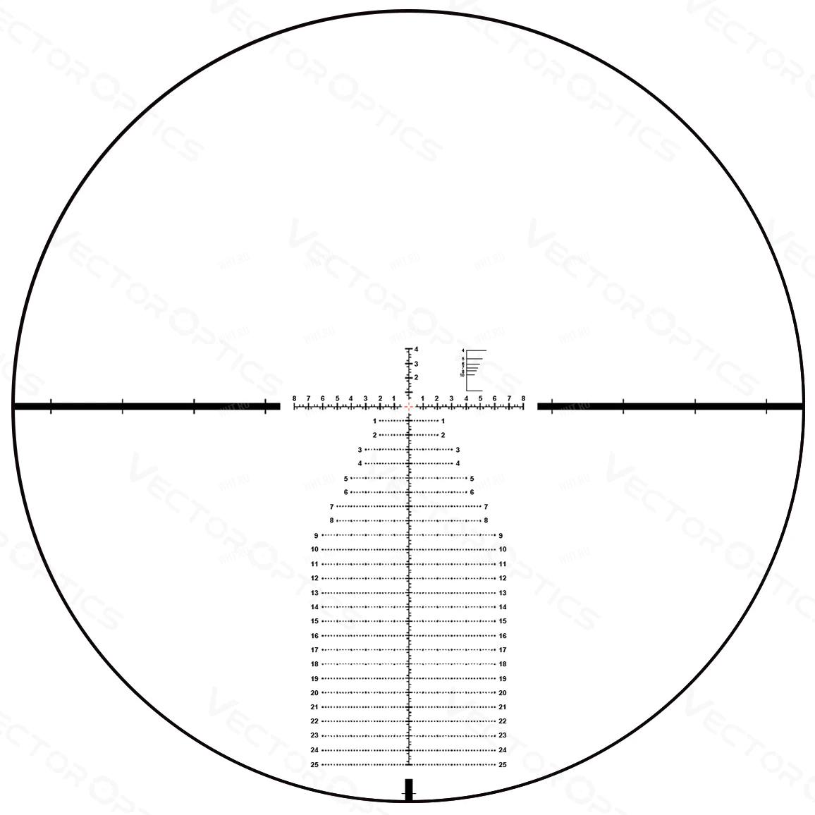 Оптический прицел Vector Optics CONTINENTAL x6 5-30x56 (34 мм) FFP RANGING, марка VEC-MBR