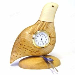 Часы настольные "Куропатка", Wood Jewel  картинка анонса на сайте WHT.ru