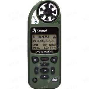 Карманная метеостанция KESTREL 5700 Elite c функцией Link и б.к. Applied Ballistics, цвет зеленый картинка анонса на сайте WHT.ru