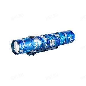 Ручной фонарь Olight M2R PRO Ocean Camo, 1800 Люмен, 300 м, аккумулятор 21700 (5000мА/ч) картинка анонса на сайте WHT.ru