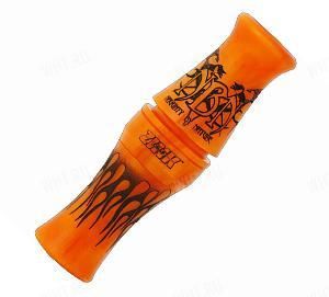 (Z5070) Манок на гуся Zink Calls Naughty by Nature, Orange marbleade, акрил картинка анонса на сайте WHT.ru