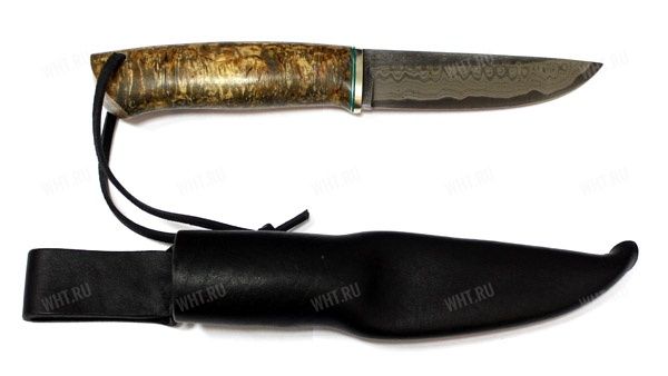 Нож "Барбус", клинок - ламинат 65Г-ШХ15-65Г, рукоять - кар. береза