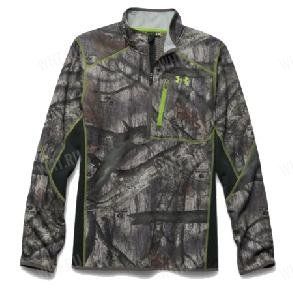 @Куртка легкая UA Armour Fleece 1/4 Zip, камуфляж - Mossy Oak Treestand картинка анонса на сайте WHT.ru