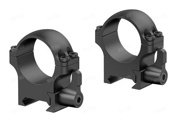 Быстросъемные кольца VECTOR STEEL Low (низкие) на базу Picatinny | Weaver, ø30 мм, BH=10,4 мм, 4 винта картинка анонса на сайте WHT.ru