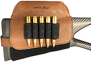 Накладка на гребень приклада (нагребник) WHT-TAC-1 с патронташем (правша) картинка анонса на сайте WHT.ru